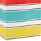 8-Pack Assorted Gift Bags – Small, Medium & Large with Colorful Stripes, Triangles & Geometric Designs for Birthdays, Holidays & Parties (Red, Green, Blue, Yellow, Black)